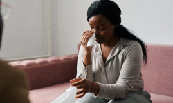 Individual therapy session in Ontario at Genesis Clinical Services, focusing on empathetic and non-judgmental mental health support.